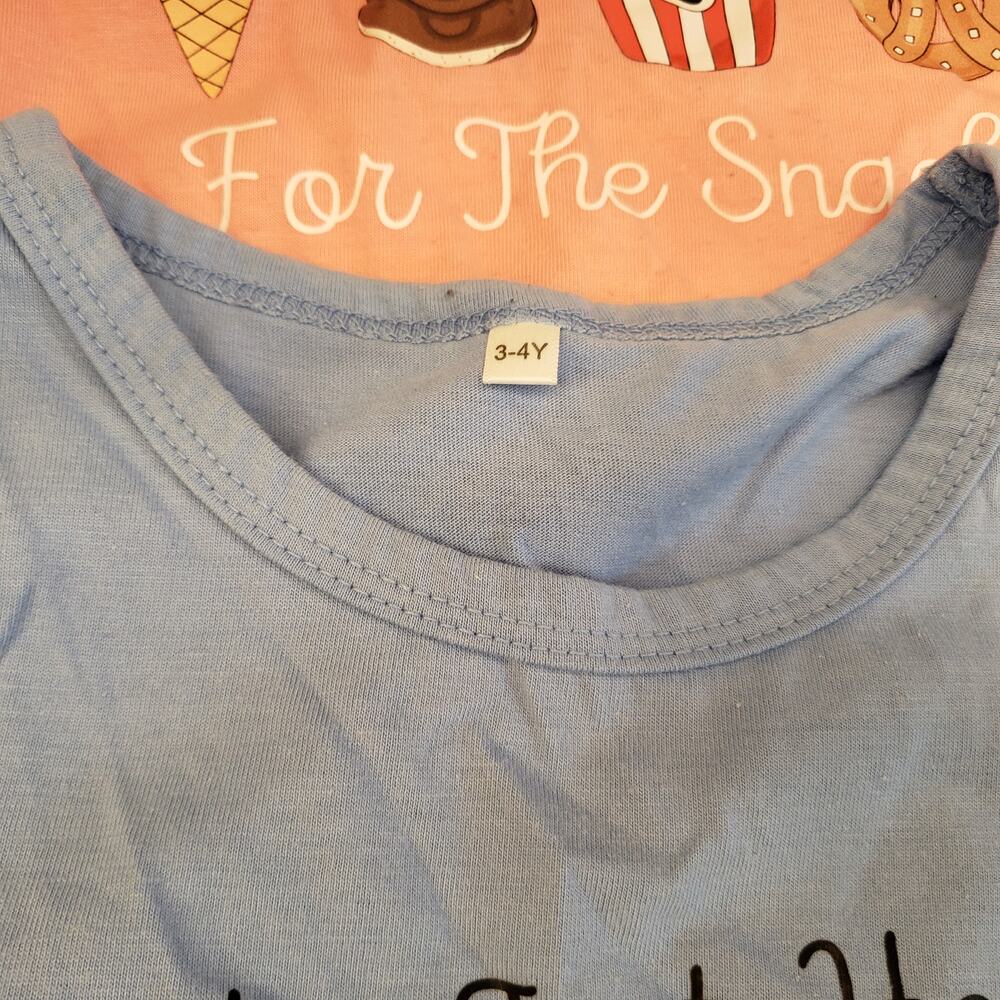 Disney Vacation TShirts I'm Here for The Snacks Shirts Childrens Disney Bundle - Picture 6 of 13